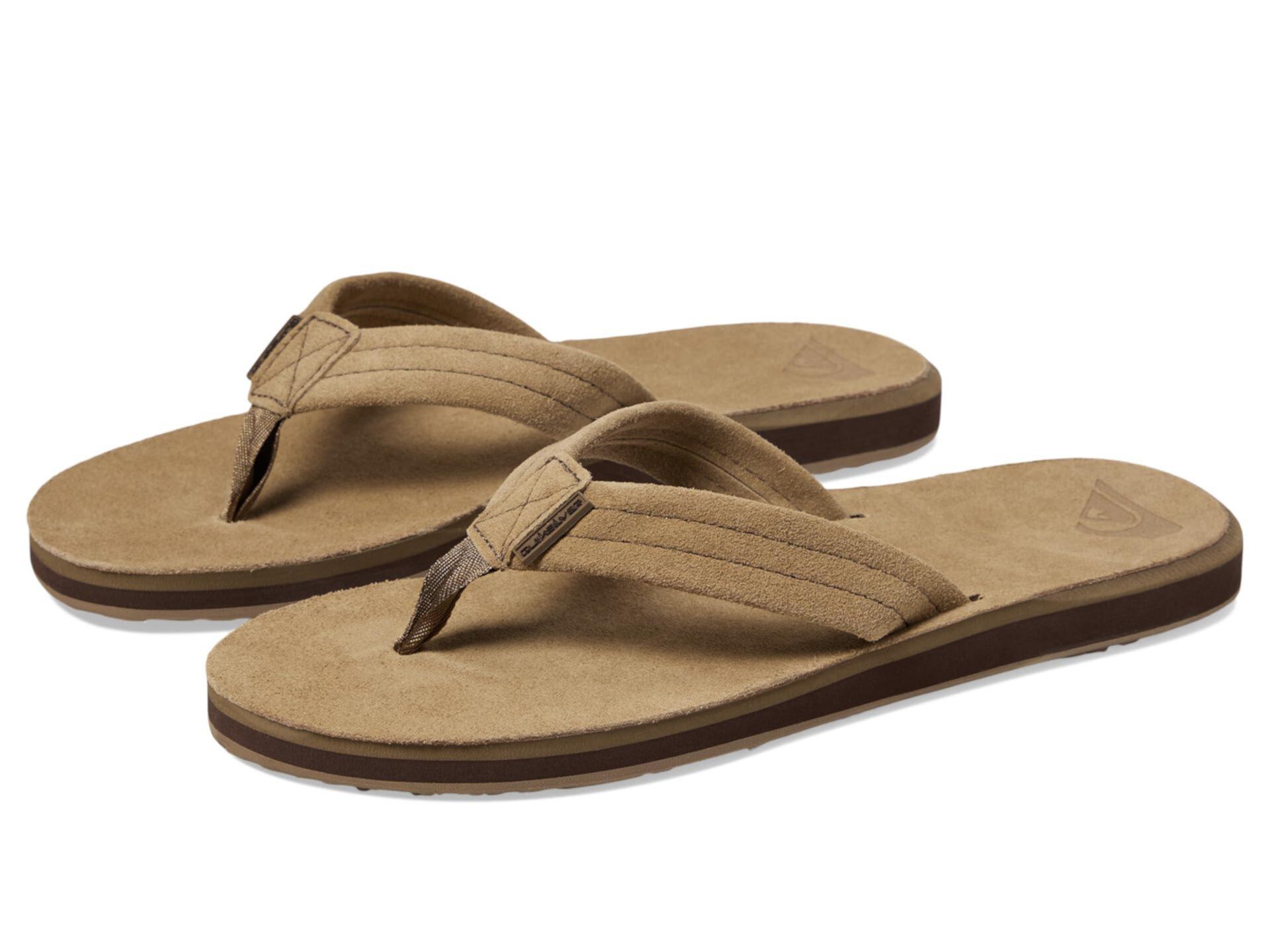 Шлепанцы Quiksilver Carver Suede Plus