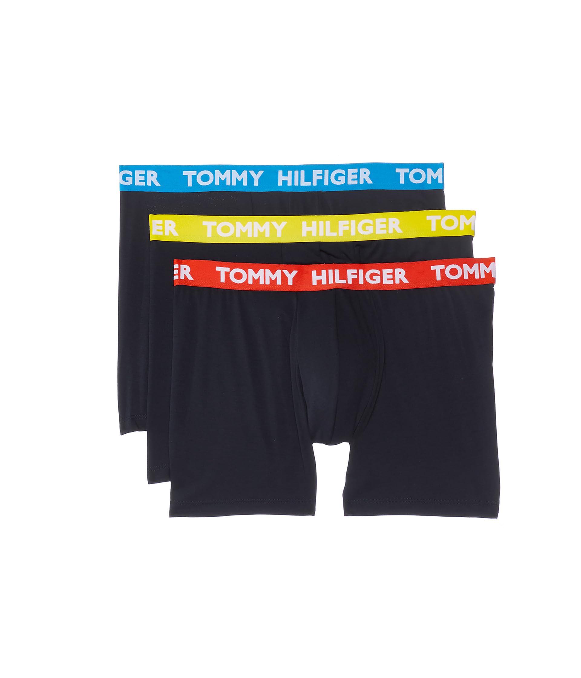 Боксёры Tommy Hilfiger Statement Flex в упаковке из 3-х штук, 81% полиэстер