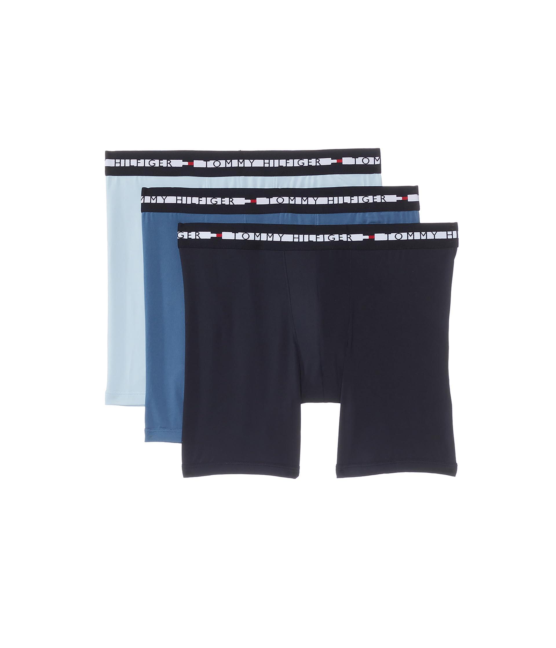 Боксёры Comfort Plus 3-Pack Tommy Hilfiger из микрофибры, 92% полиэстер и 8% эластан