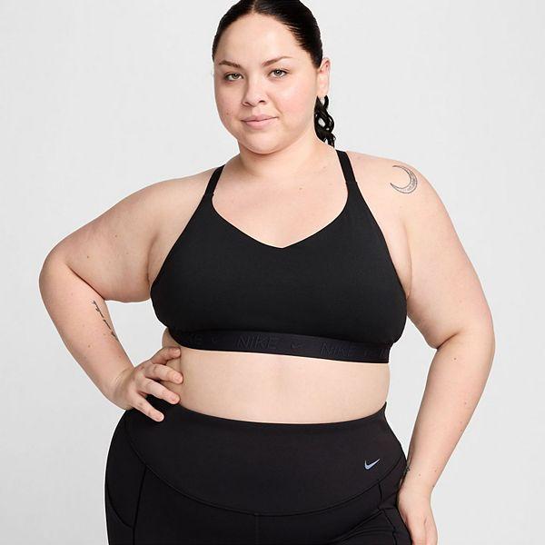 Легкий спортивный бюстгальтер Plus Size Nike Indy с подкладкой для поддержки