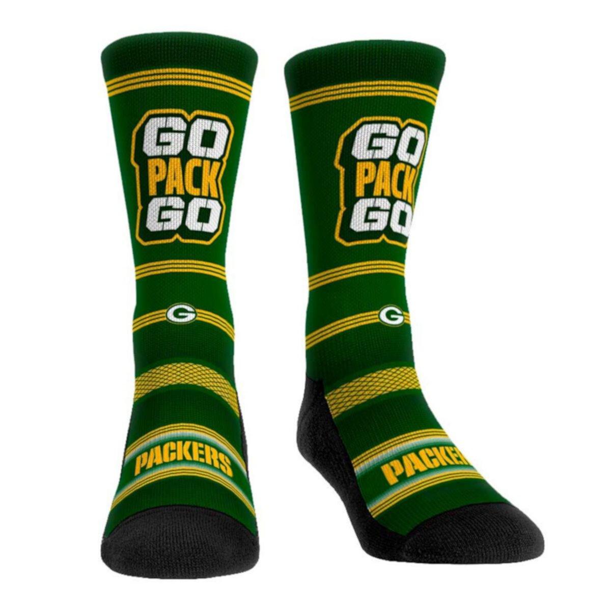 Детские носки Rock Em Socks с логотипом команды Green Bay Packers, удобные и дышащие