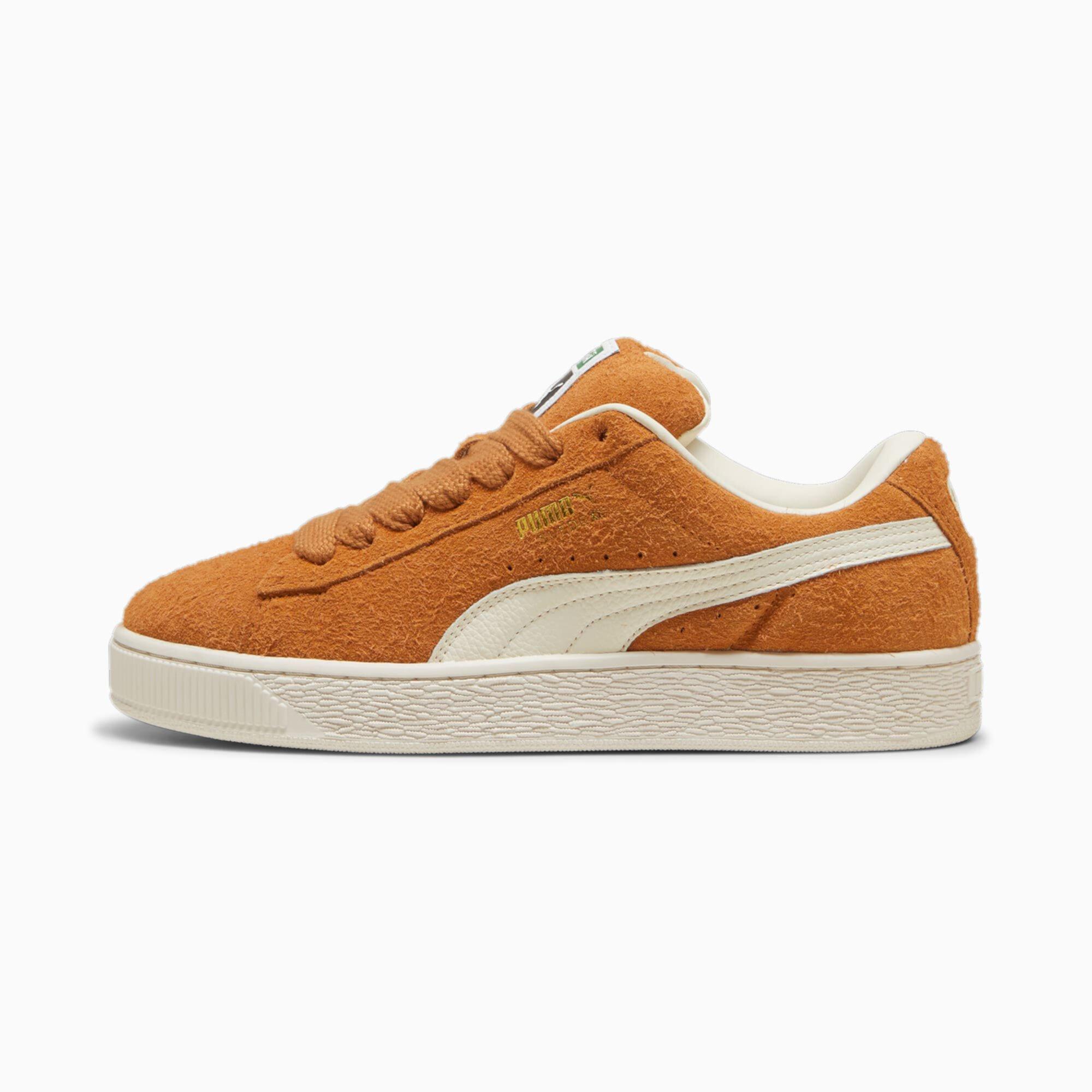 Кроссовки PUMA Suede XL Hairy с утолщенной подошвой и верхом из замши