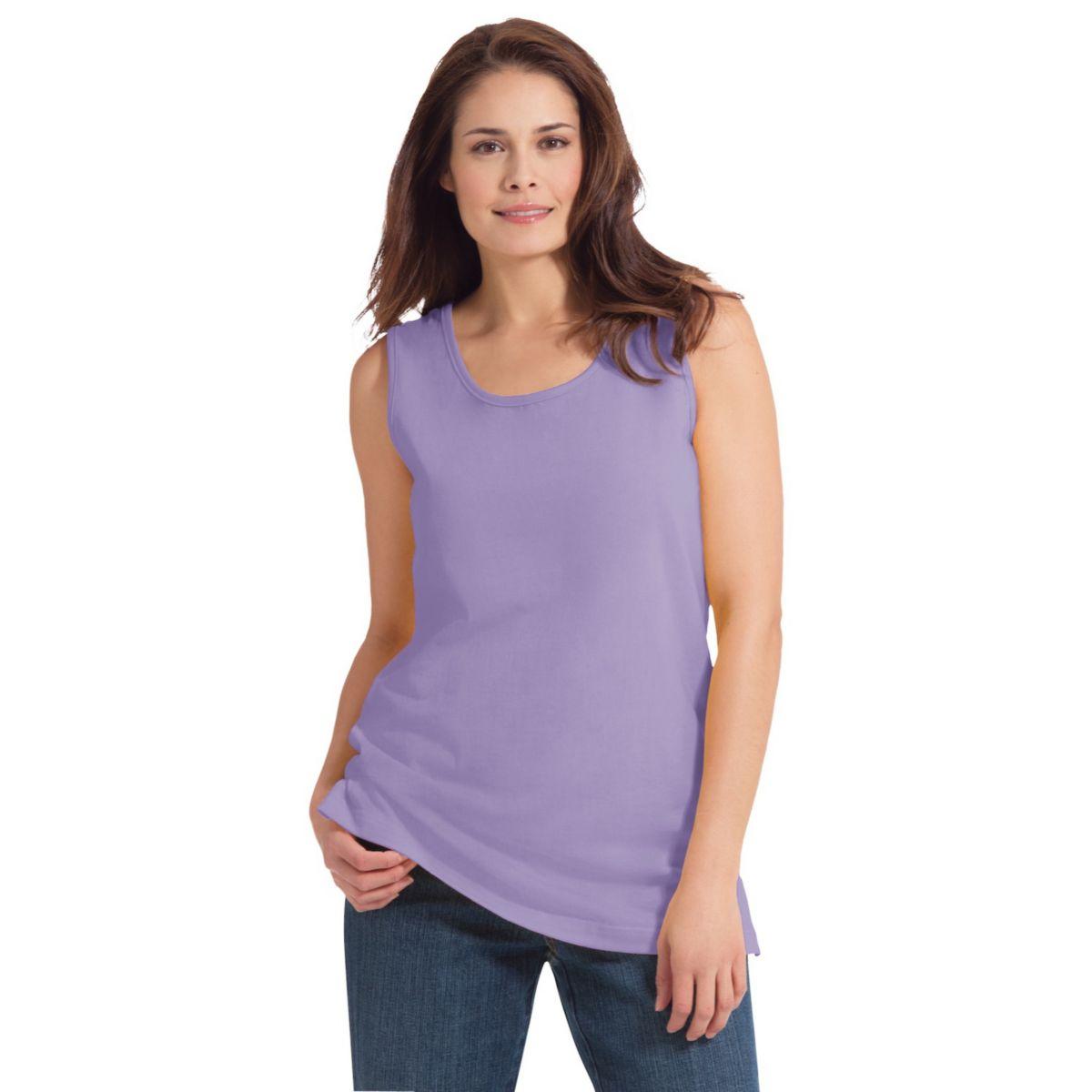 Женская Футболка Woman Within Perfect Scoopneck Tank