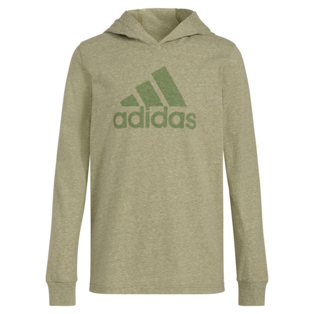 Джерси для мальчиков adidas Long Sleeve Hooded T-Shirt