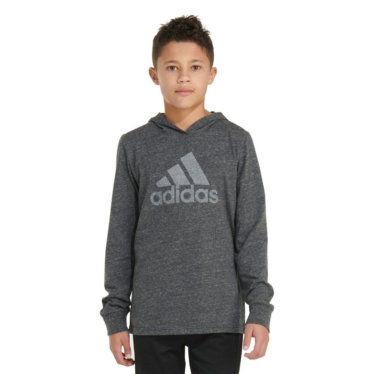 Джерси для мальчиков adidas Long Sleeve Hooded T-Shirt