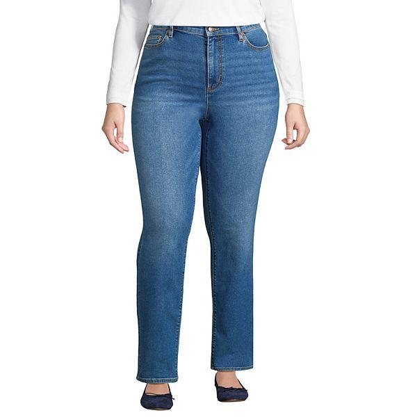 Женские Джинсы skinny Lands' End Recover High Rise Straight Leg