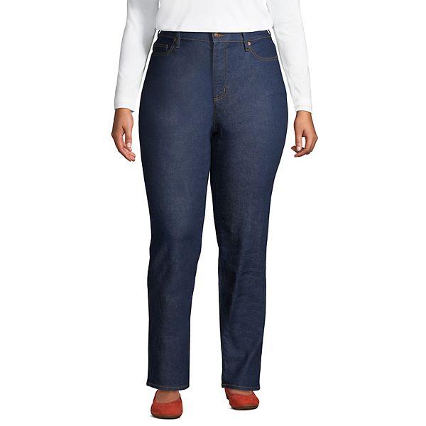 Женские Джинсы skinny Lands' End Recover High Rise Straight Leg