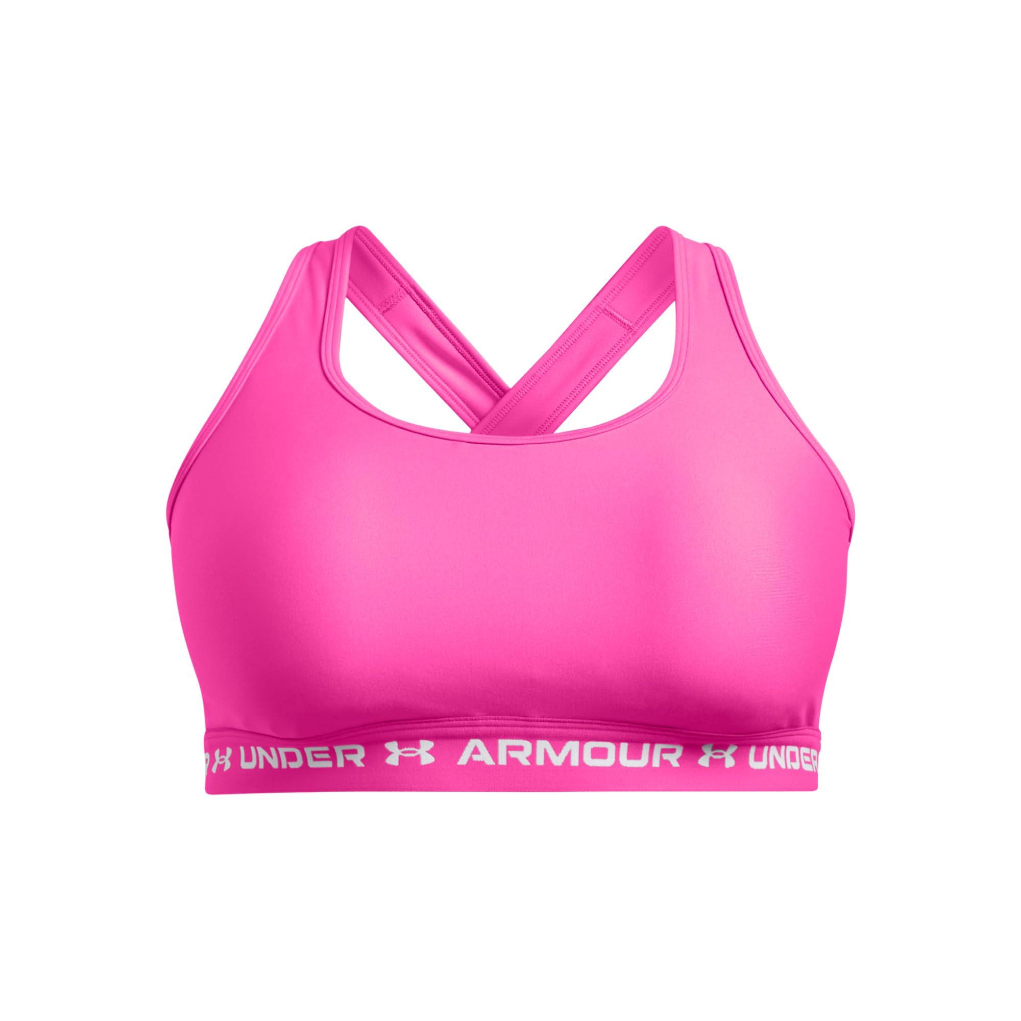 Модный бюстгальтер Under Armour Plus Size Crossback Mid с дышащими чашками