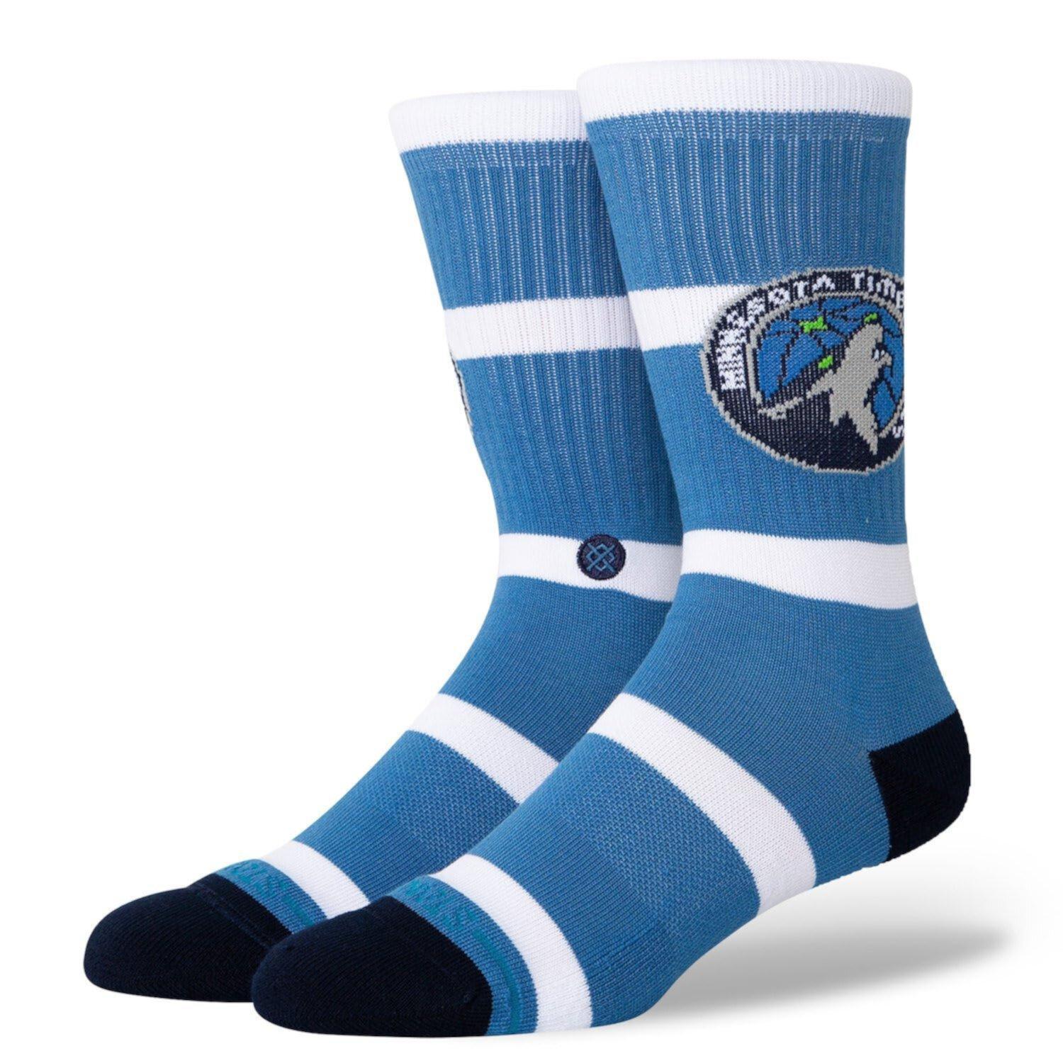 Носки Stance Prep Minnesota Timberwolves с анатомической поддержкой и мягкой подкладкой