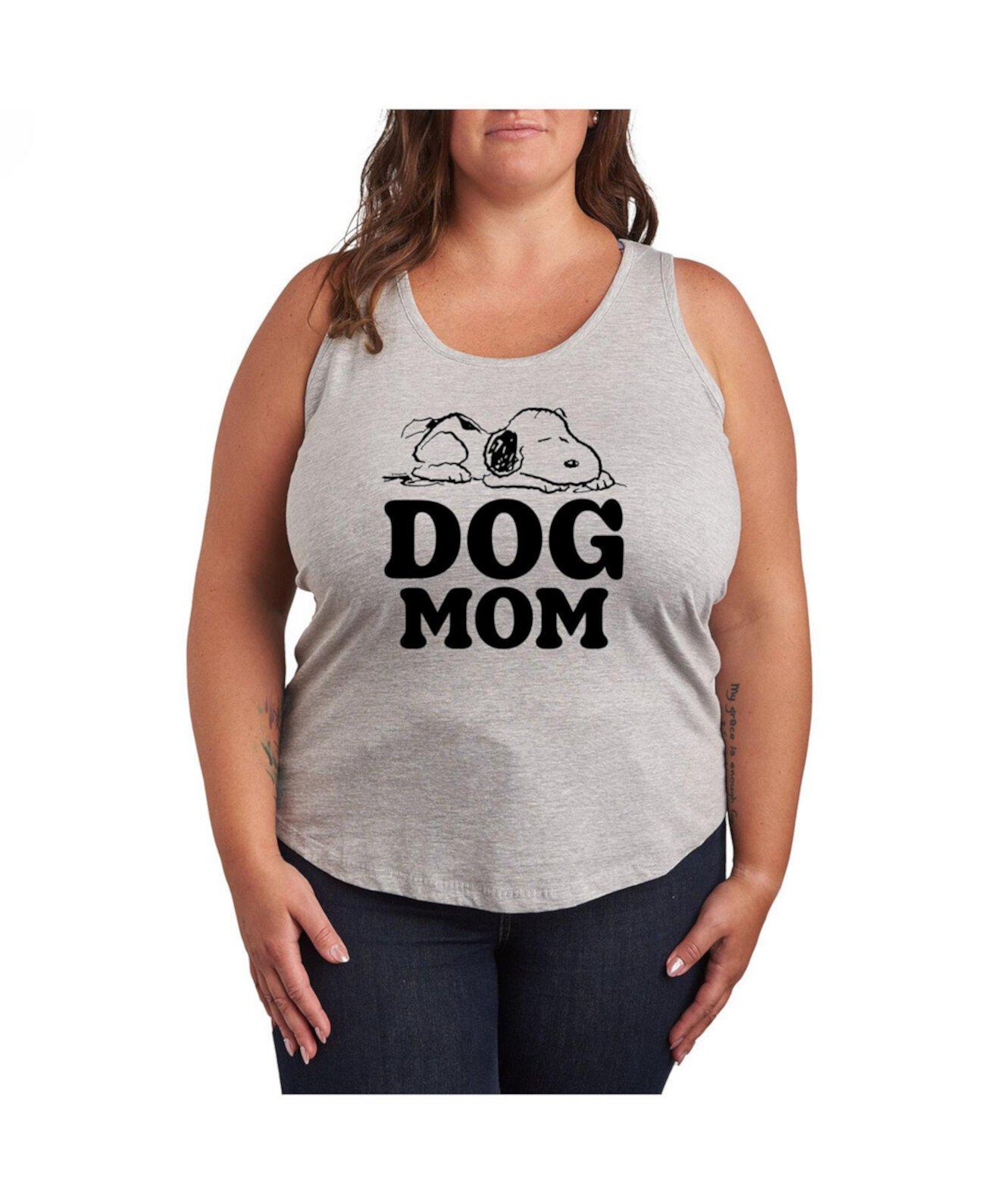 Футболка Hybrid Apparel Trendy Peanuts Dog Mom Plus Size