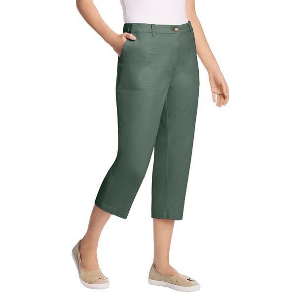 Женские Бриджи и капри Woman Within Plus Size Freedom Waist Chino