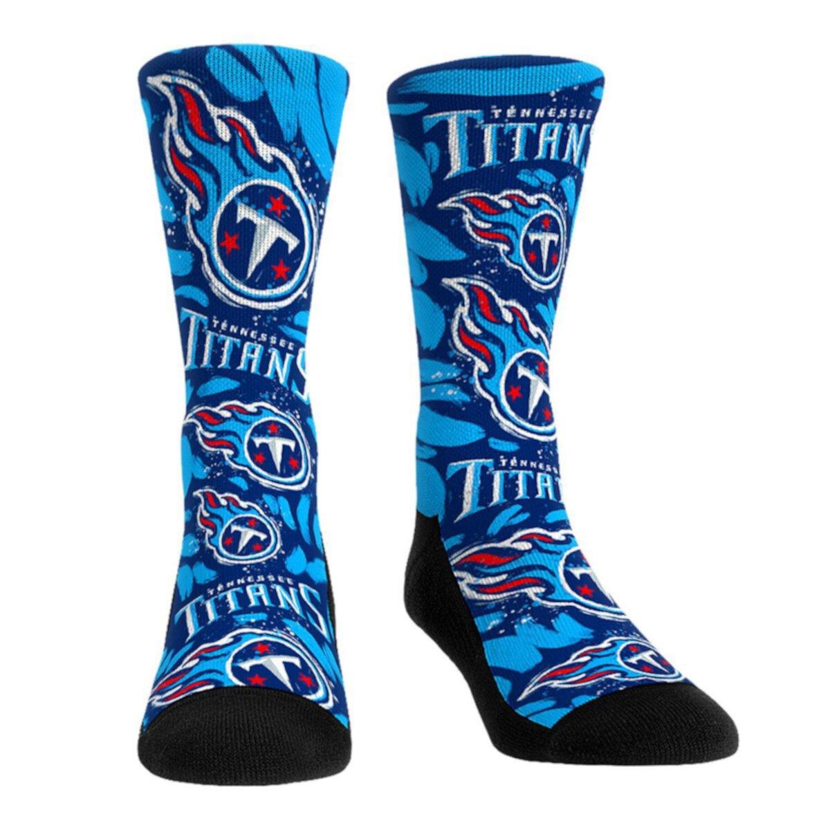 Унисекс Носки Rock Em Socks Tennessee Titans Всеобъемлющий Логотип & Рисунок