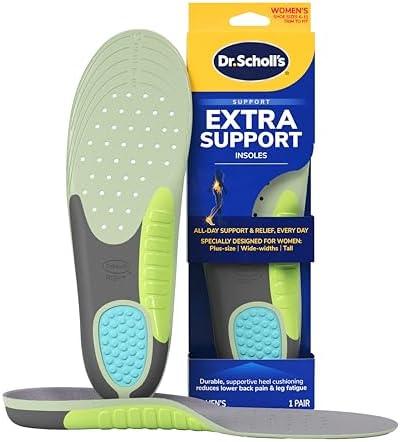 Женские стельки Dr. Scholl's Extra Support, размер 6-11, для максимального комфорта