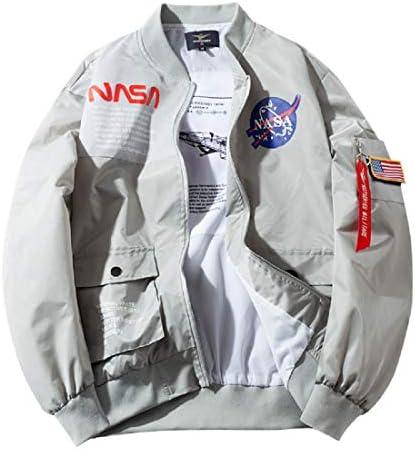 Мужская Ветровка CORIRESHA Apollo NASA Patches Slim Fit