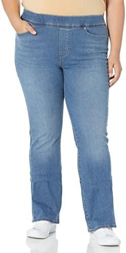 Женские Прямые Джинсы Signature by Levi Strauss & Co. Gold Totally Shaping Pull-on Bootcut