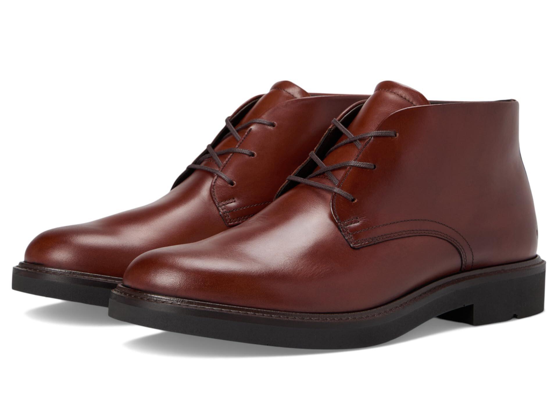 Ботинки ECCO London Plain Toe Chukka из качественной кожи с технологией FLUIDFORM™