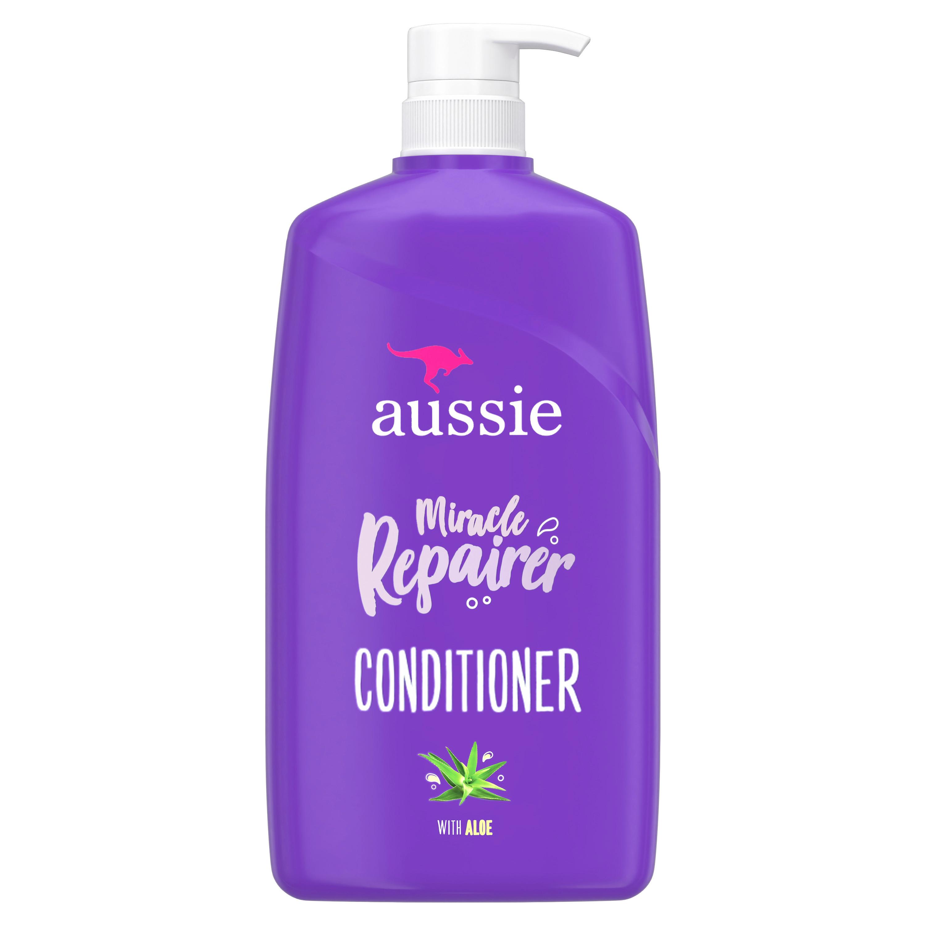 Aussie Miracle Repairer Conditioner with Aloe for All Hair Types, 26.2 fl oz