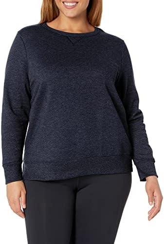 Женское худи Hanes Plus Size EcoSmart из флиса с полукруглым вырезом