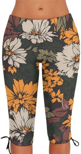 Женские Плавки Urchics Plus Size Capris с Высокой Талией