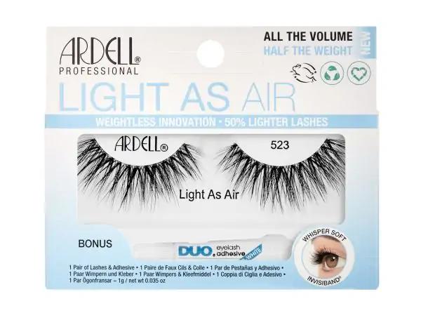 ARDELL | Ardell - Light as Air, Clear Band, Crisscrossed, Plus a Bonus DUO Adhesive, 523, 1g Clear