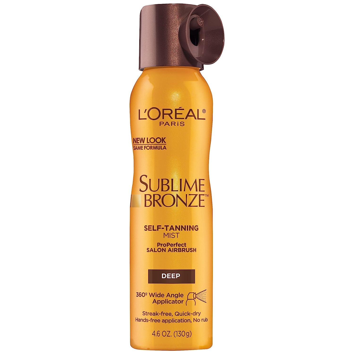 L'Oréal Paris | Автозагар-спрей Sublime Bronze, от глубокого до естественного оттенка, 136 мл