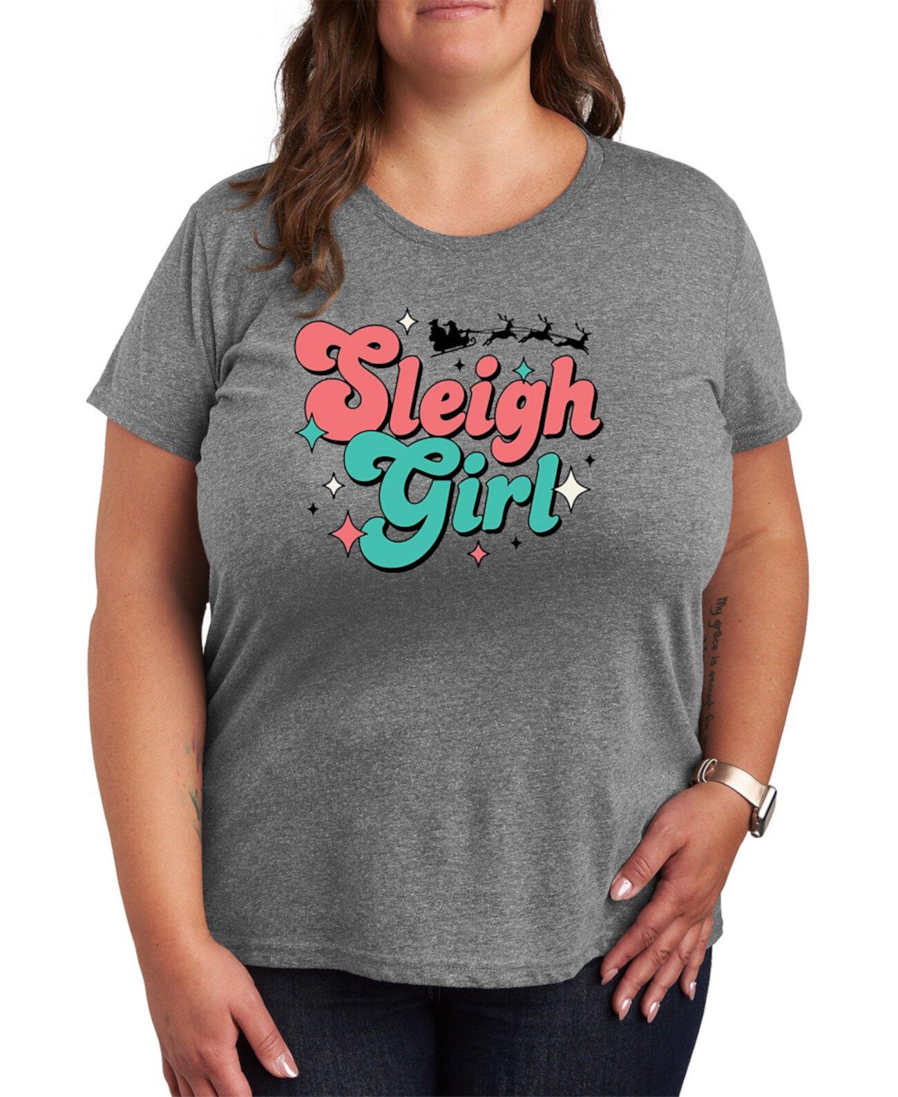 Футболка Hybrid Apparel Plus Size Sleigh Girl