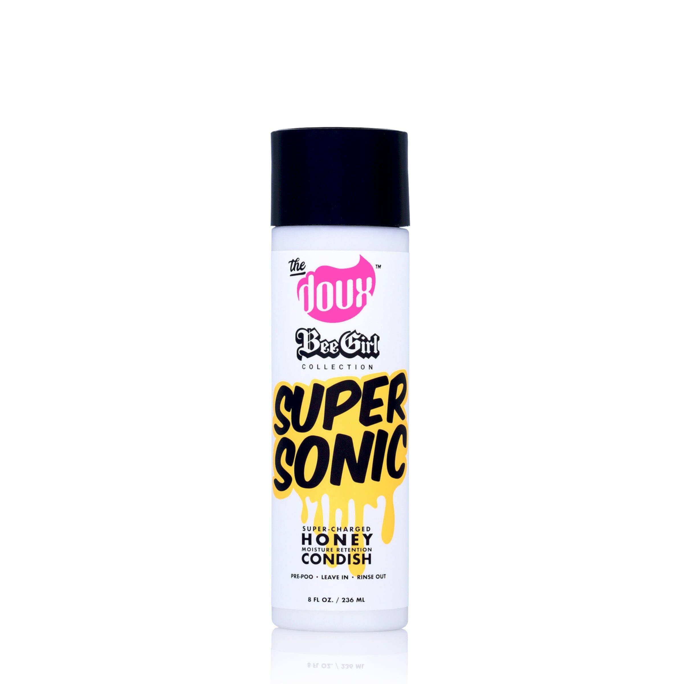 The Doux Super Sonic Honey Condish 8 oz., Frizzy, Dry Hair, Moisturizing, Squeeze