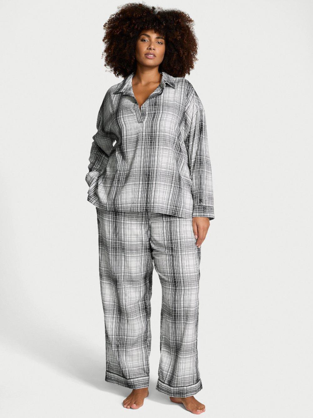 Женская Пижама Victoria's Secret Flannel Popover Long