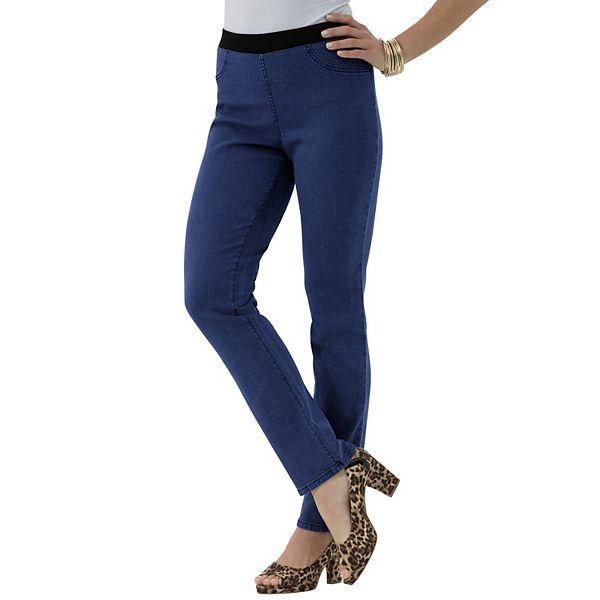 Женские Джинсы skinny Roaman's Tall Invisible Stretch All Day Straight-Leg Jeans