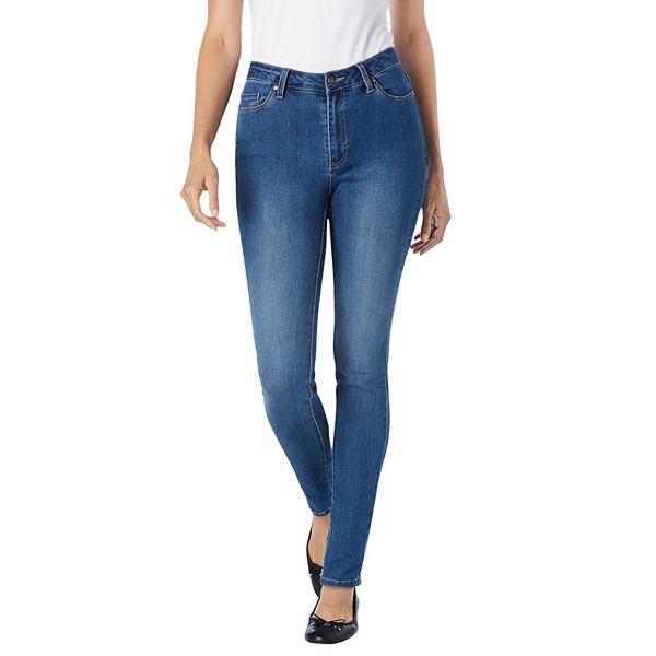 Женские Джинсы skinny Woman Within Comfort Curve Slim-Leg