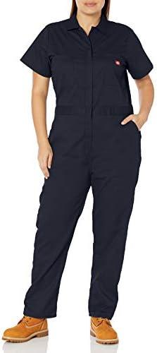 Dickies womens Plus Size Flex Short Sleeve Coverall