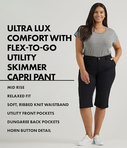 Комфортные капри для женщин Lee Plus Size Ultra Lux с гибкой посадкой