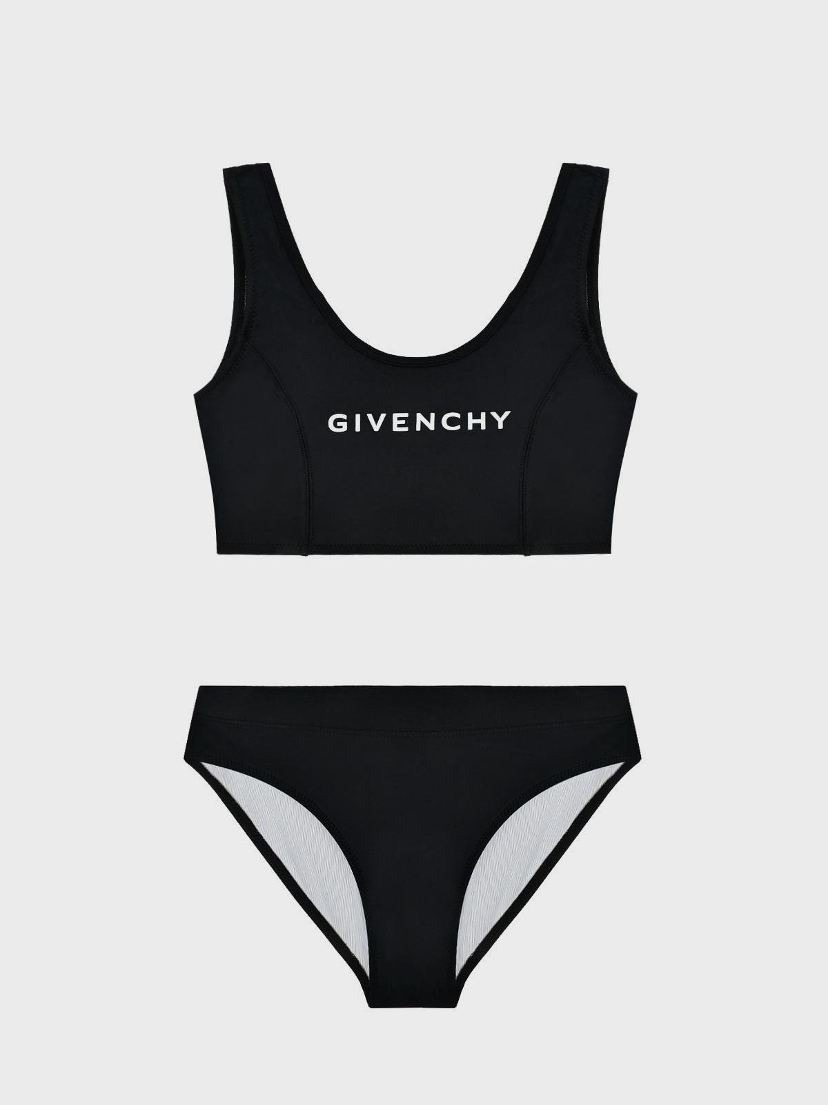 Givenchy | Купальник раздельный с логотипом, черный Givenchy