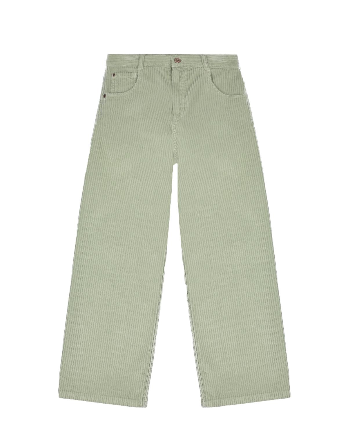 Brunello Cucinelli | Вельветовые брюки светло-зеленого цвета Brunello Cucinelli