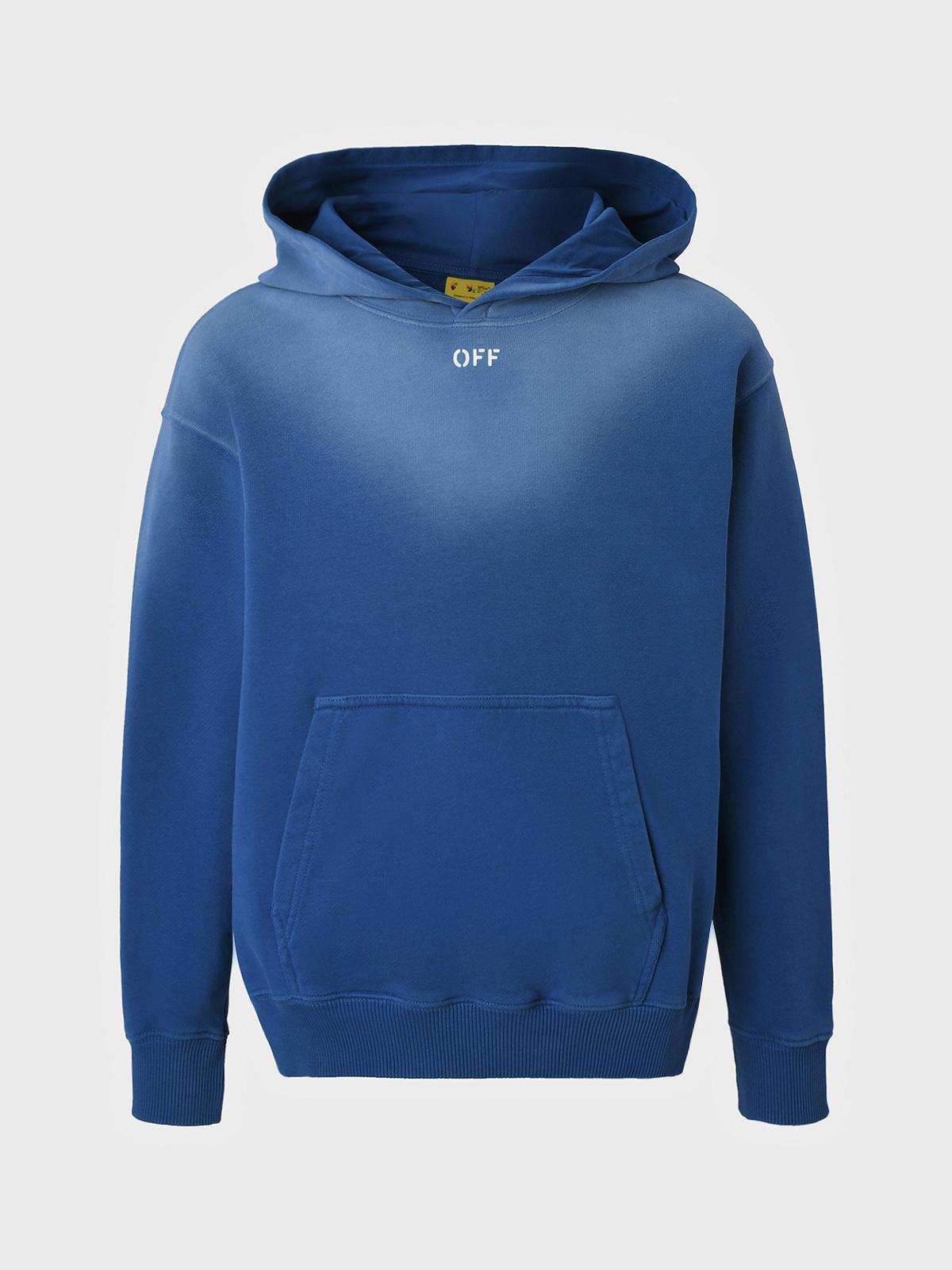 Off-White | Толстовка-худи с принтом "градиент" Off-White