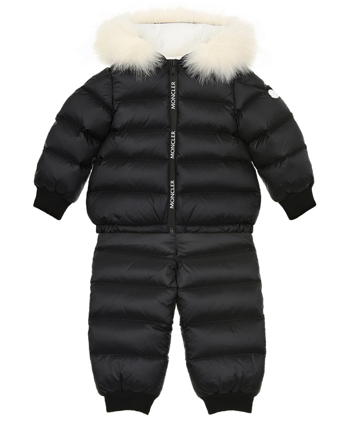 Зимний комплект черного цвета Moncler