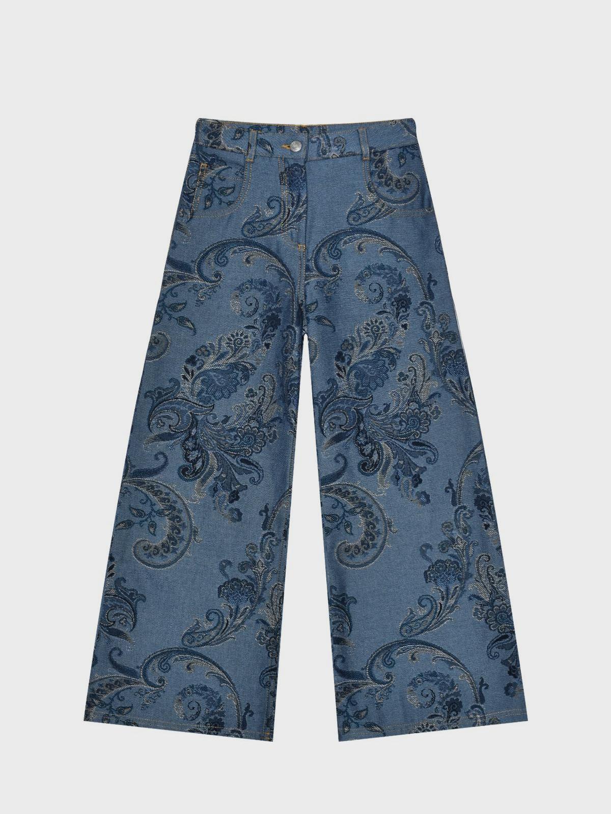 Etro | Джинсы со сплошным принтом "пейсли" Etro
