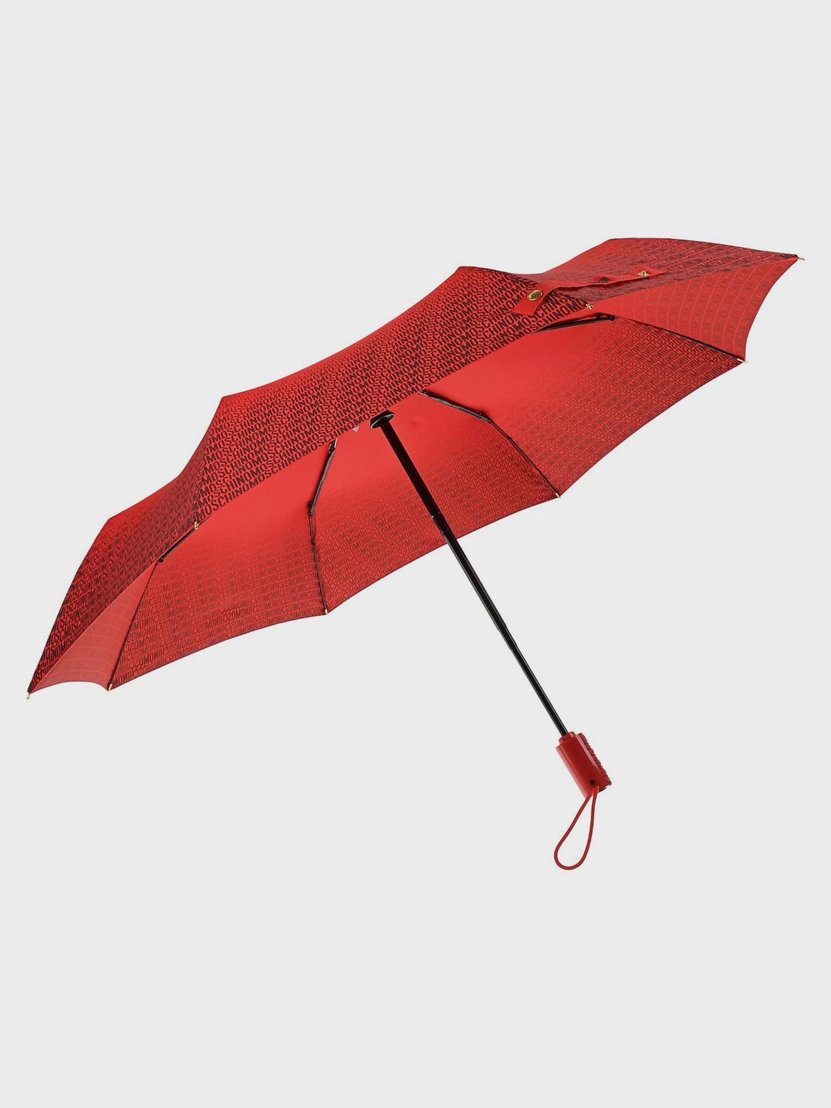 Moschino | Красный зонт с логотипом, 30 см Moschino