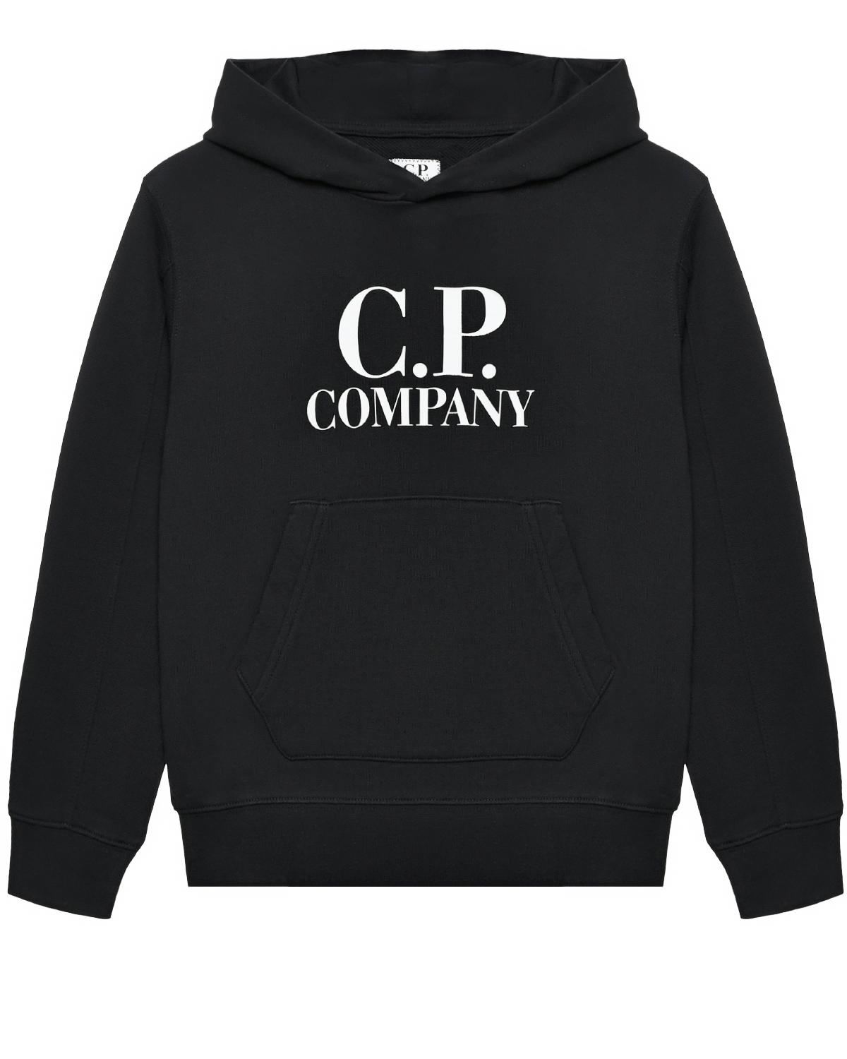 Толстовка-худи с очками на капюшоне CP Company