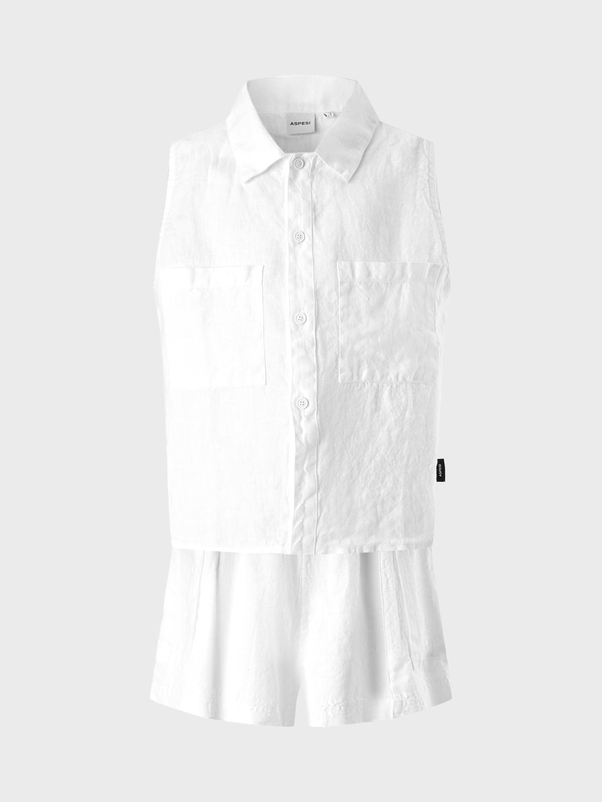 ASPESI | Комплект: рубашка и шорты, белый ASPESI