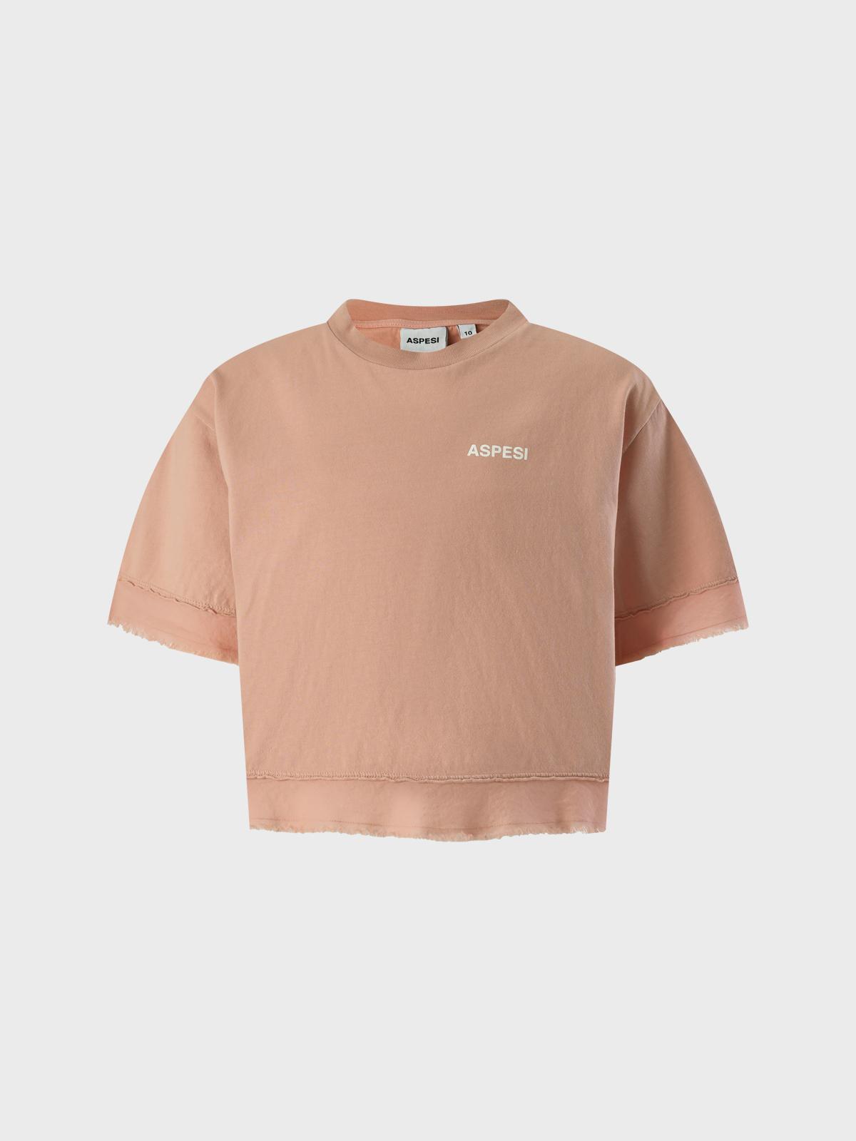 ASPESI | Футболка с белым лого, розовая ASPESI