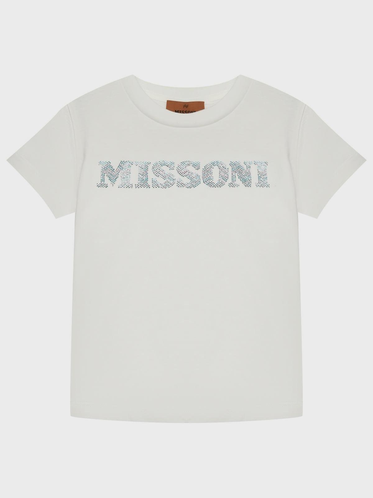 Missoni | Футболка с лого из стразов Missoni