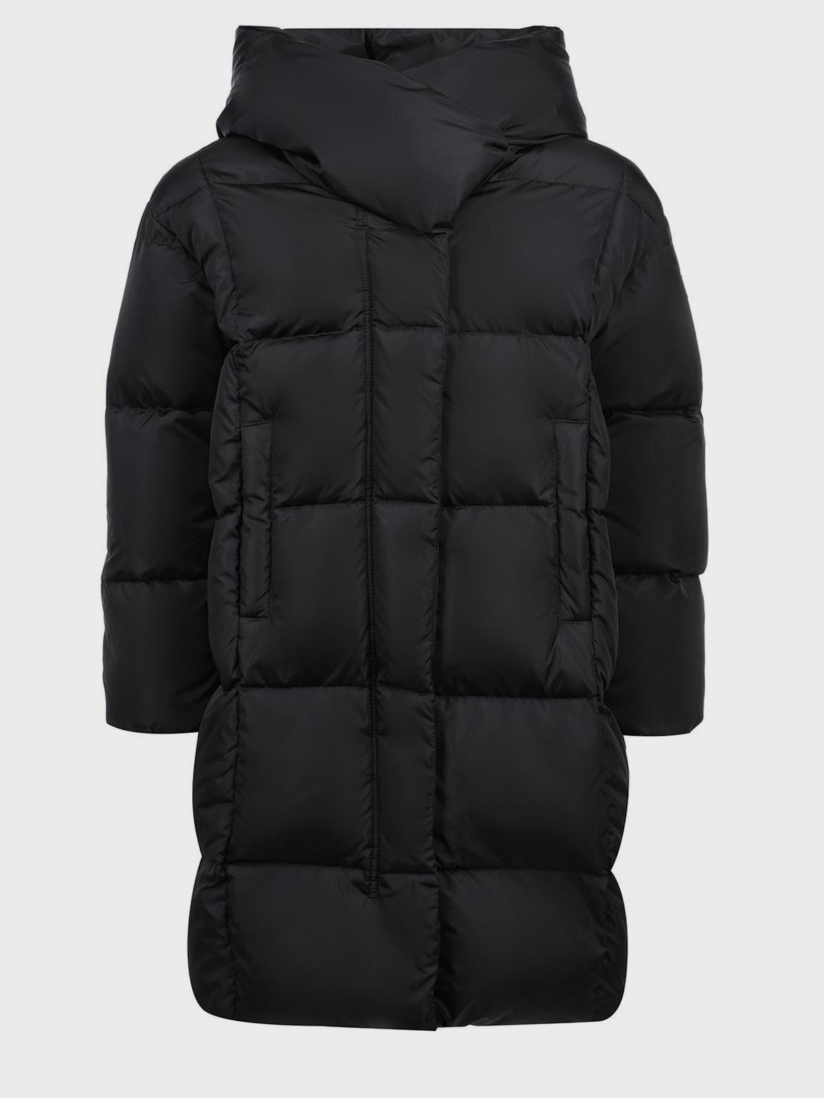 IL Gufo | Черное пальто-пуховик IL Gufo