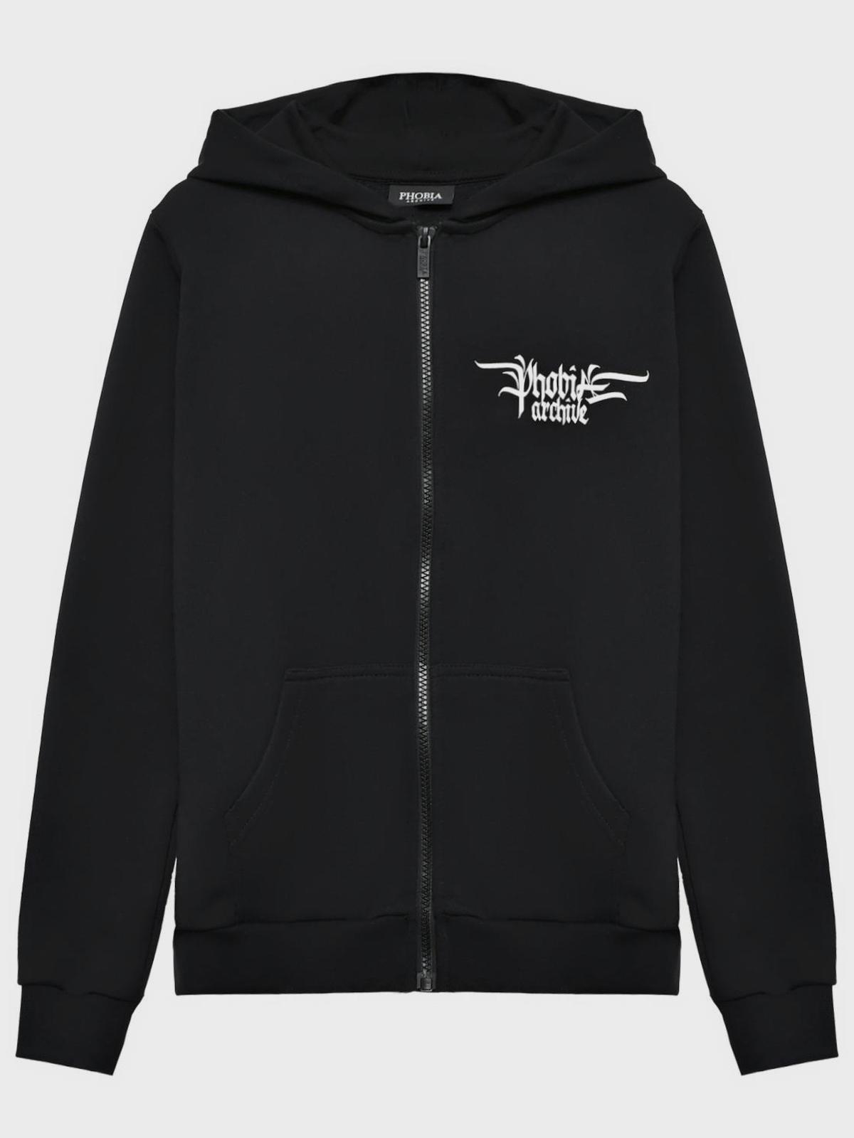 Phobia Archive | Спортивная куртка с лого, черная Phobia Archive