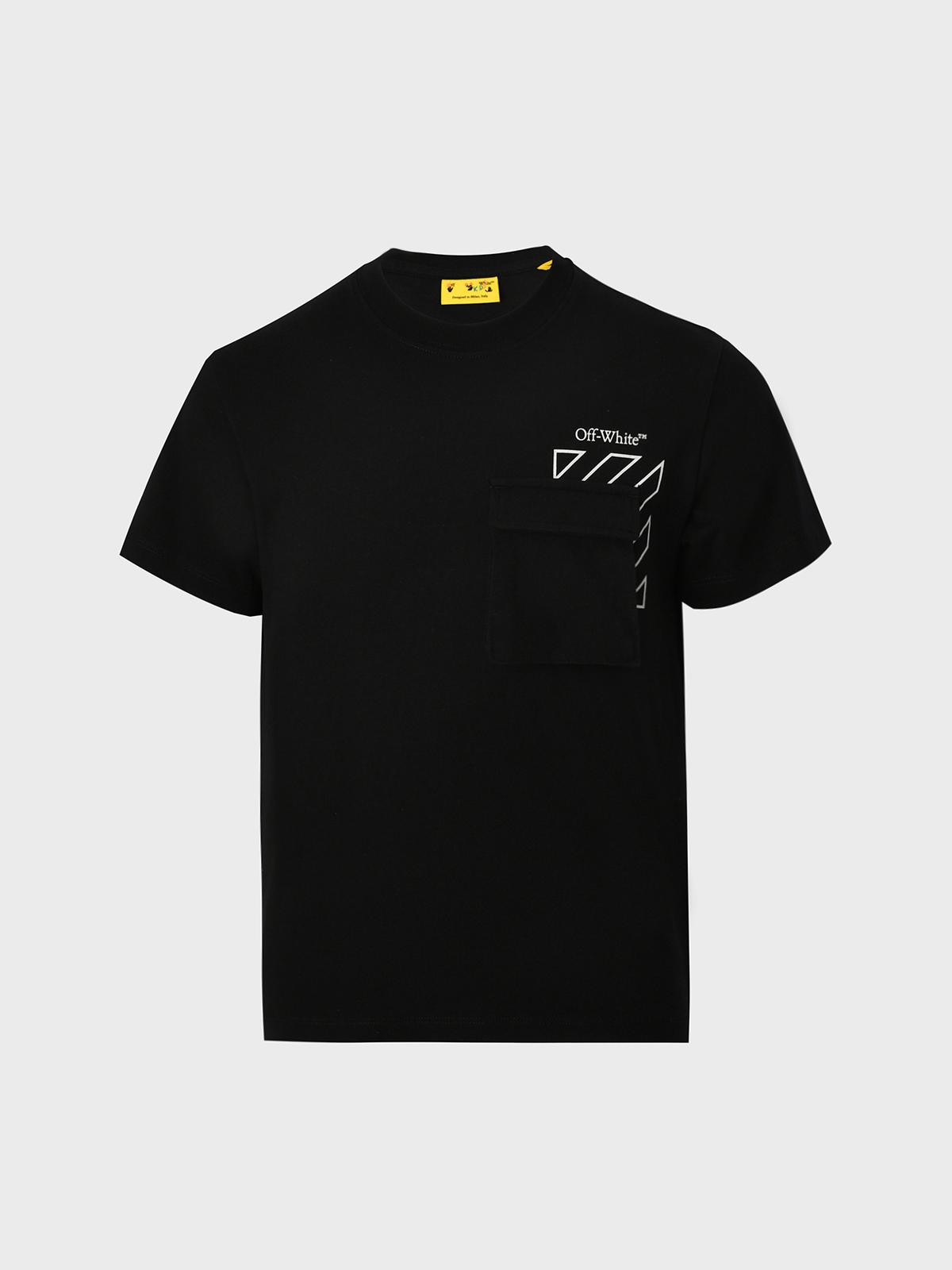 Off-White | Футболка с карманом на груди Off-White