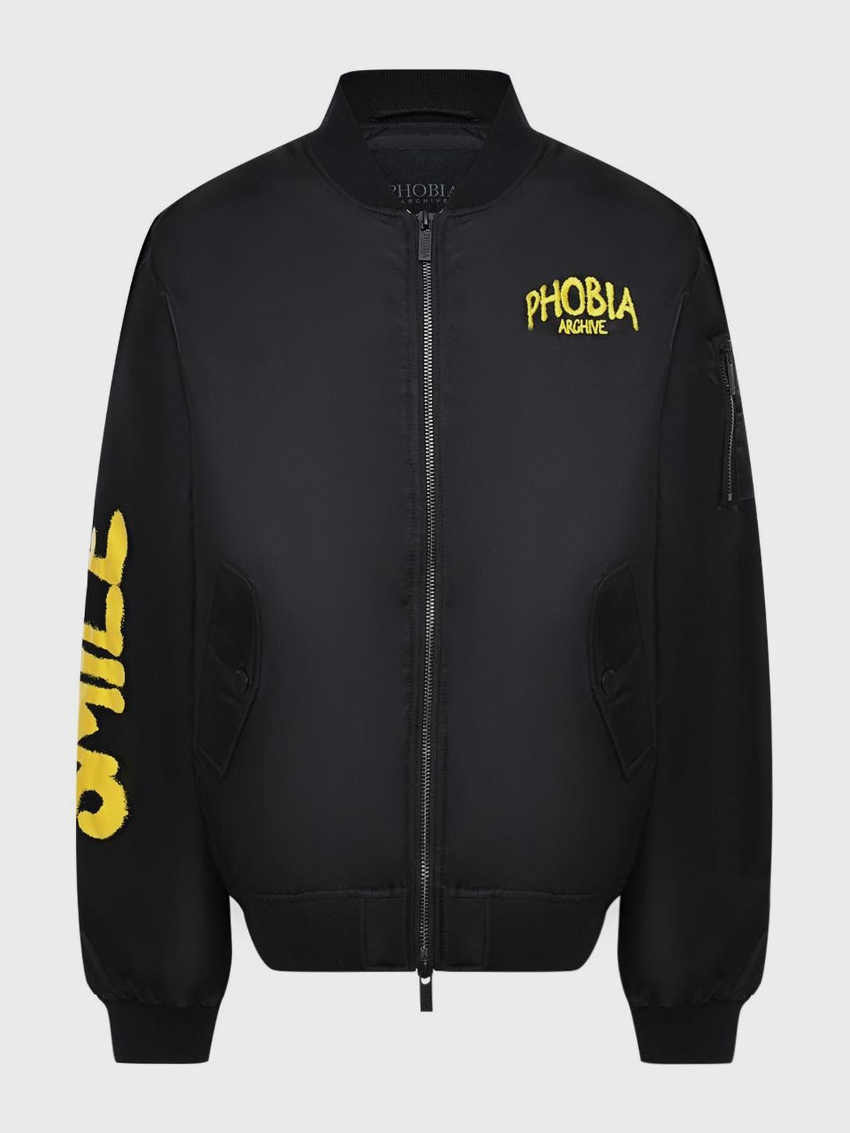 Phobia Archive | Куртка-бомбер со смайлом на спине Phobia Archive
