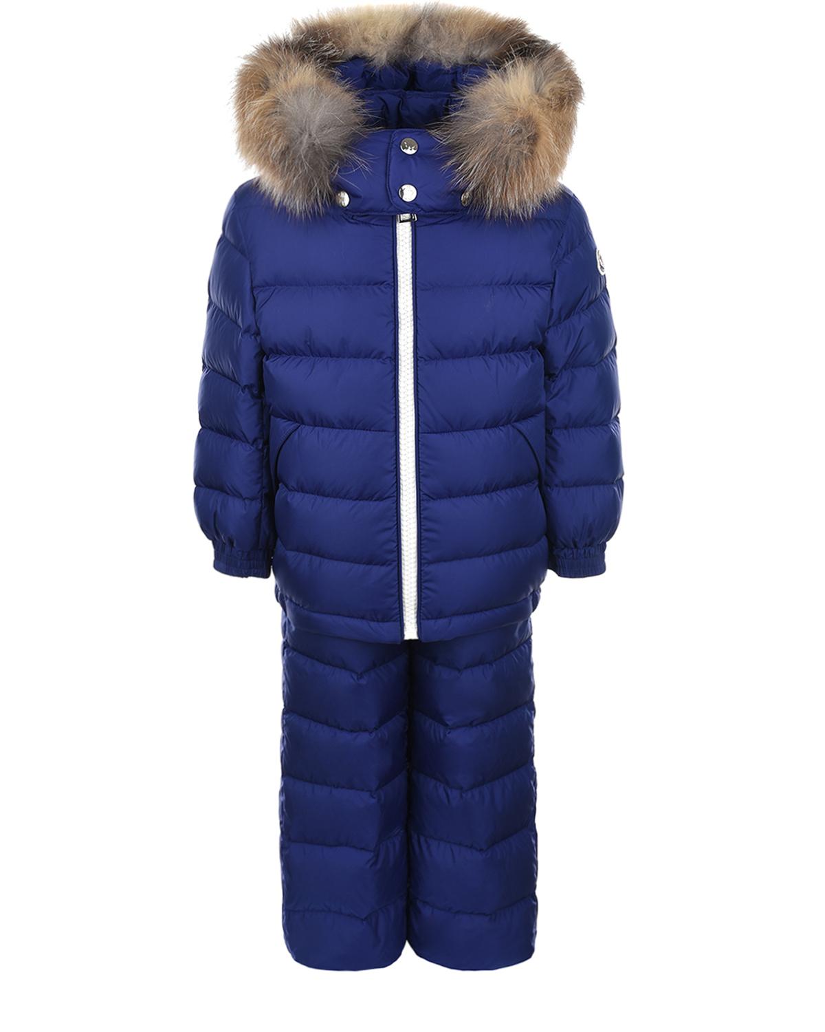 Зимний комплект синего цвета Moncler