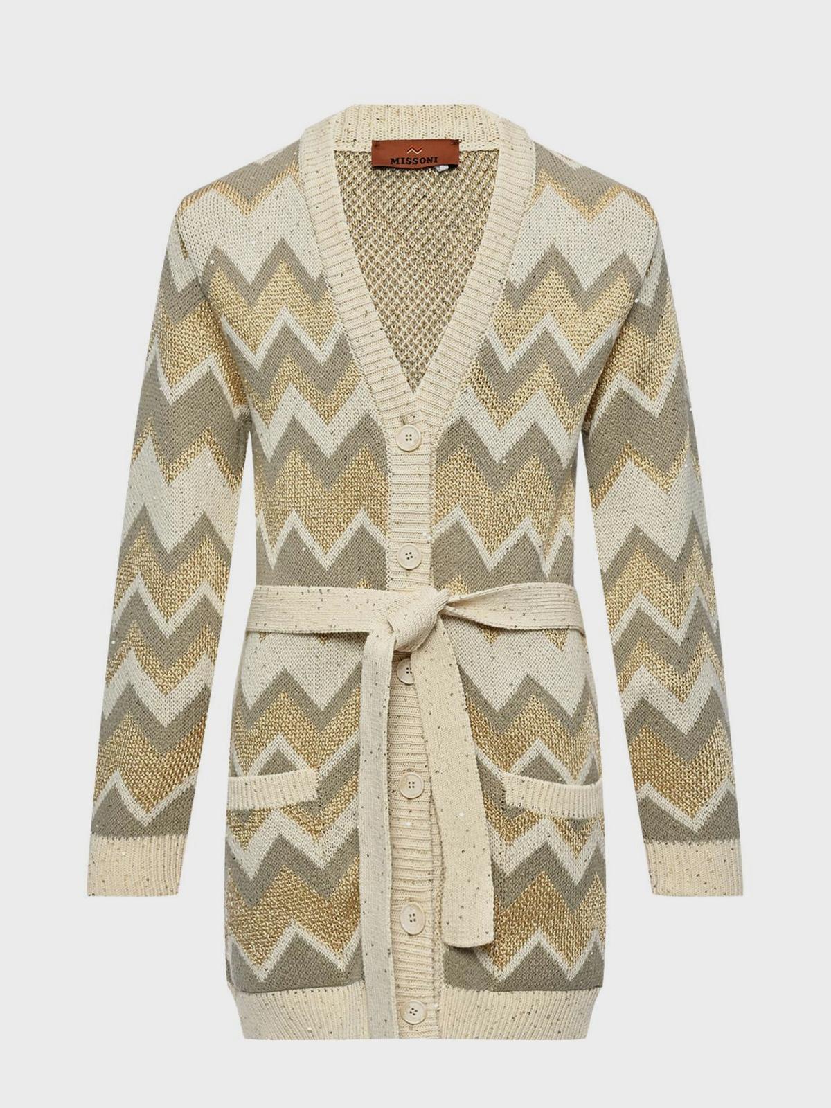 Missoni | Удлиненный кардиган с узором "зигзаги" Missoni