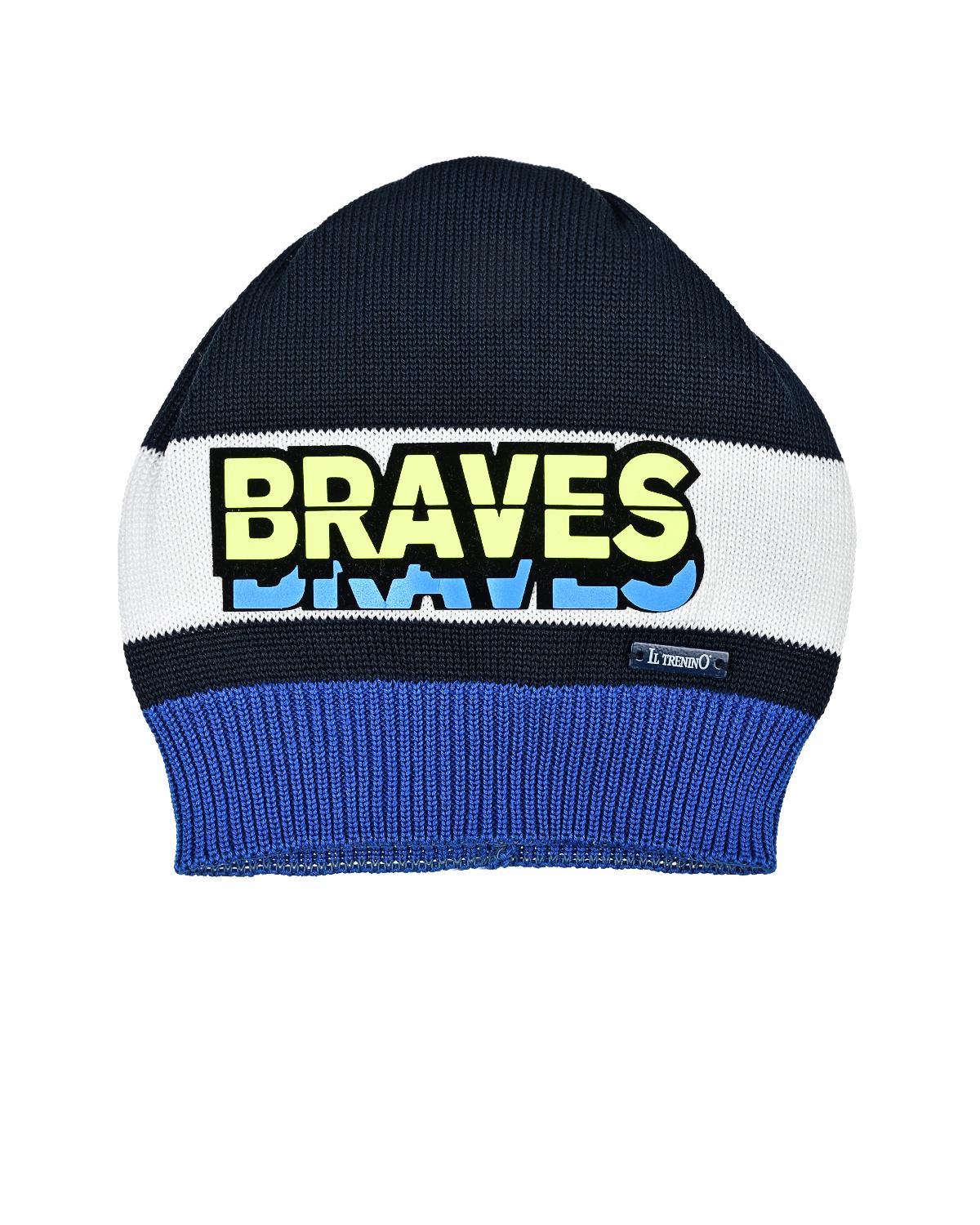 Il Trenino | Шапка с принтом "Braves" Il Trenino