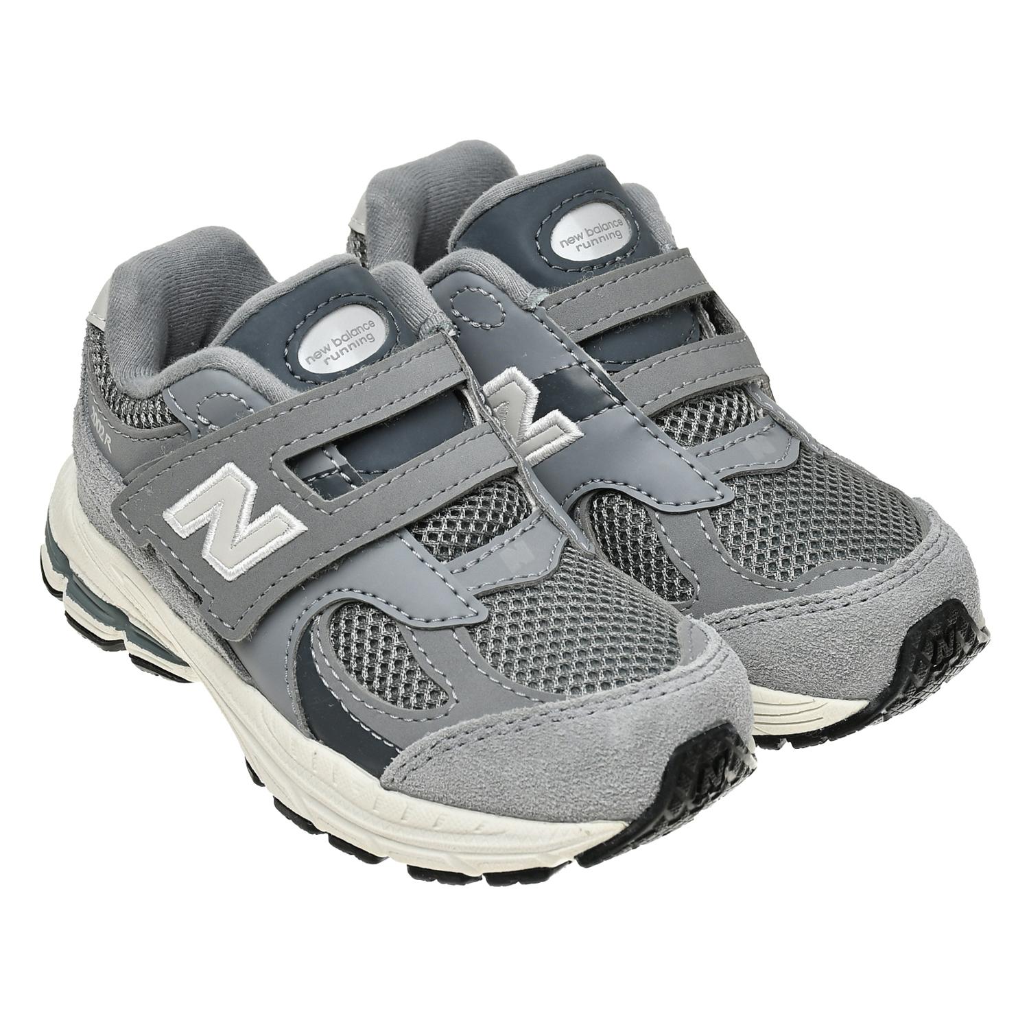 Кроссовки с белым лого, серые NEW BALANCE